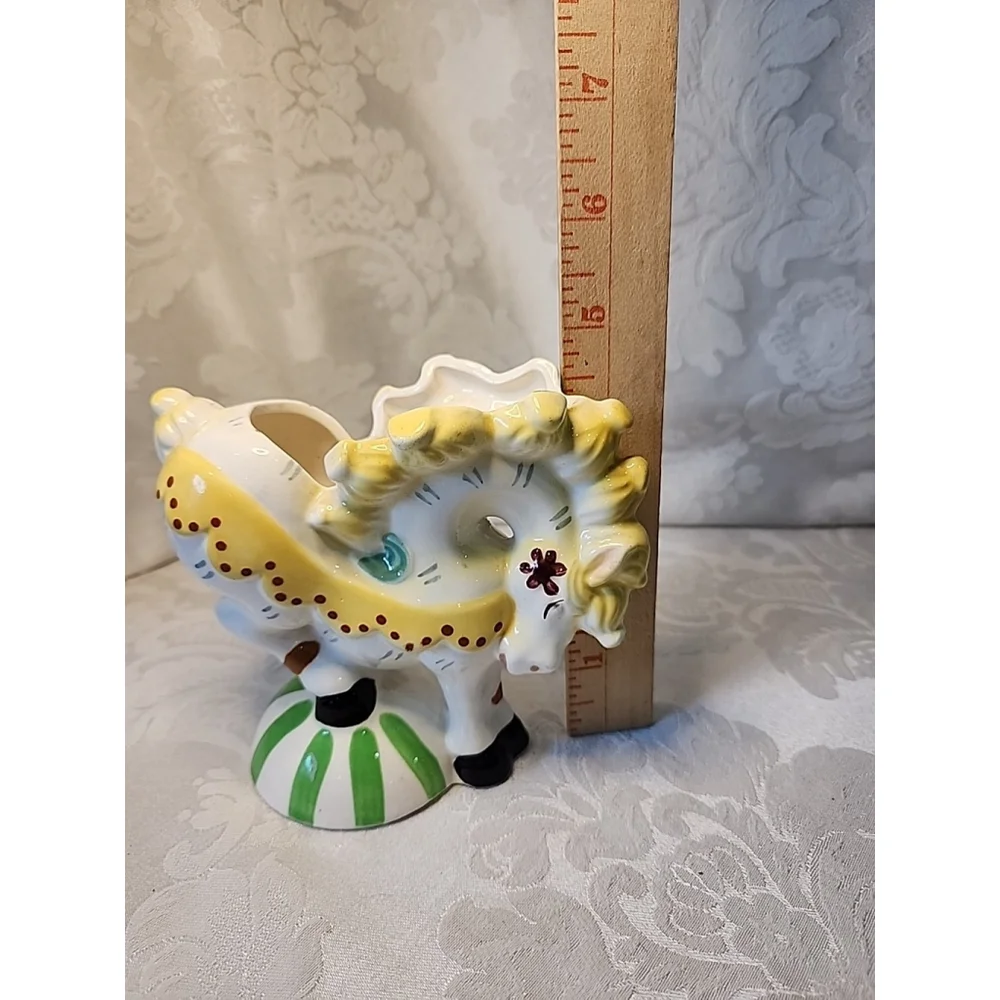 Vintage 1948 NAPCO Circus Pony Horse Planter Vase Japan